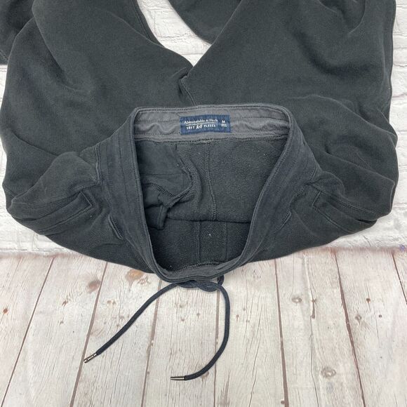 Abercrombie & Fitch Men Soft A&F Fleece Jogger Pants Sweatpants Medium M268 -18 - Picture 10 of 16